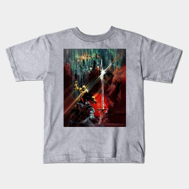 Excalibur 2 Kids T-Shirt by stormcrow